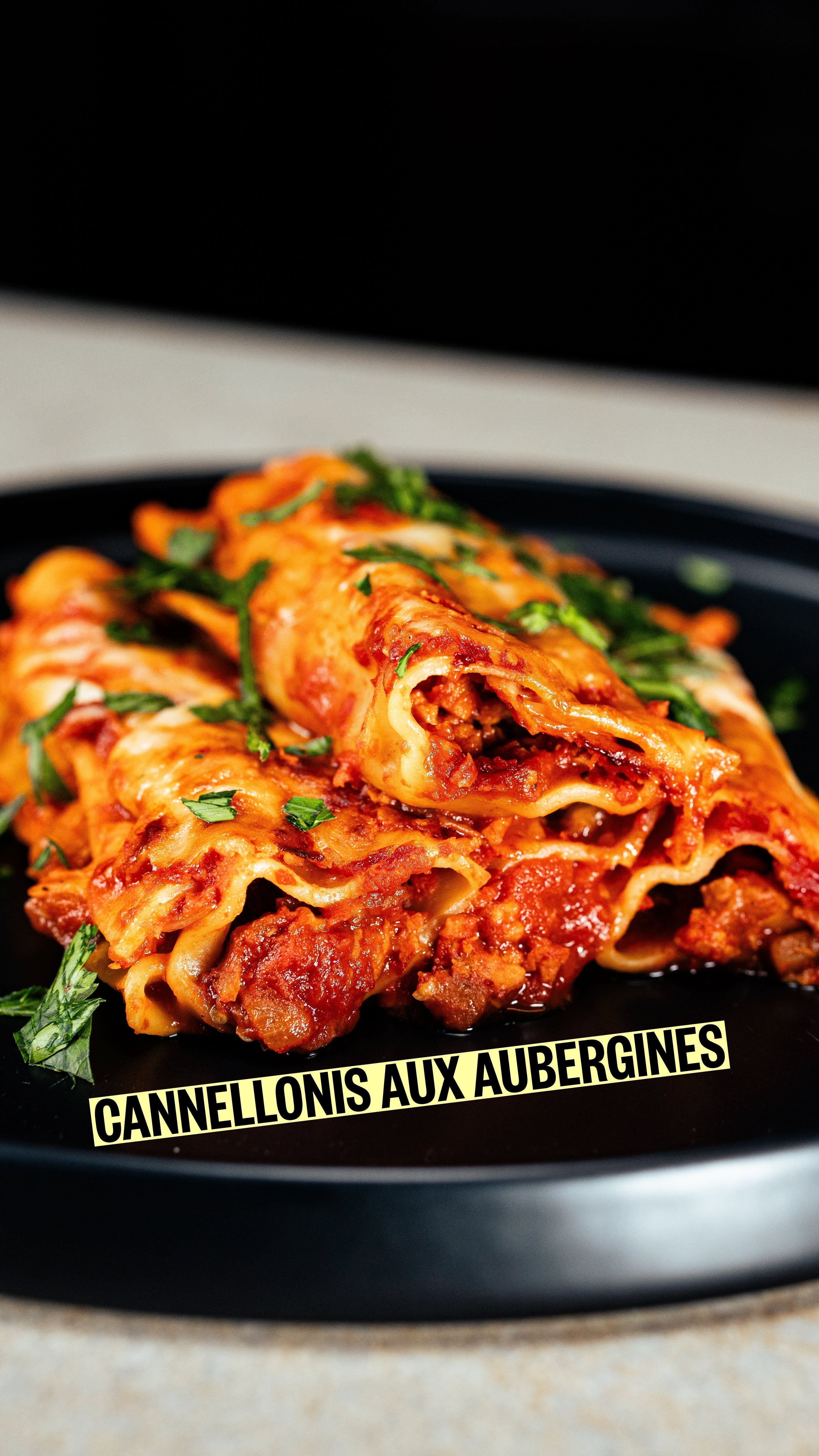 CANNELLONIS AUX AUBERGINES