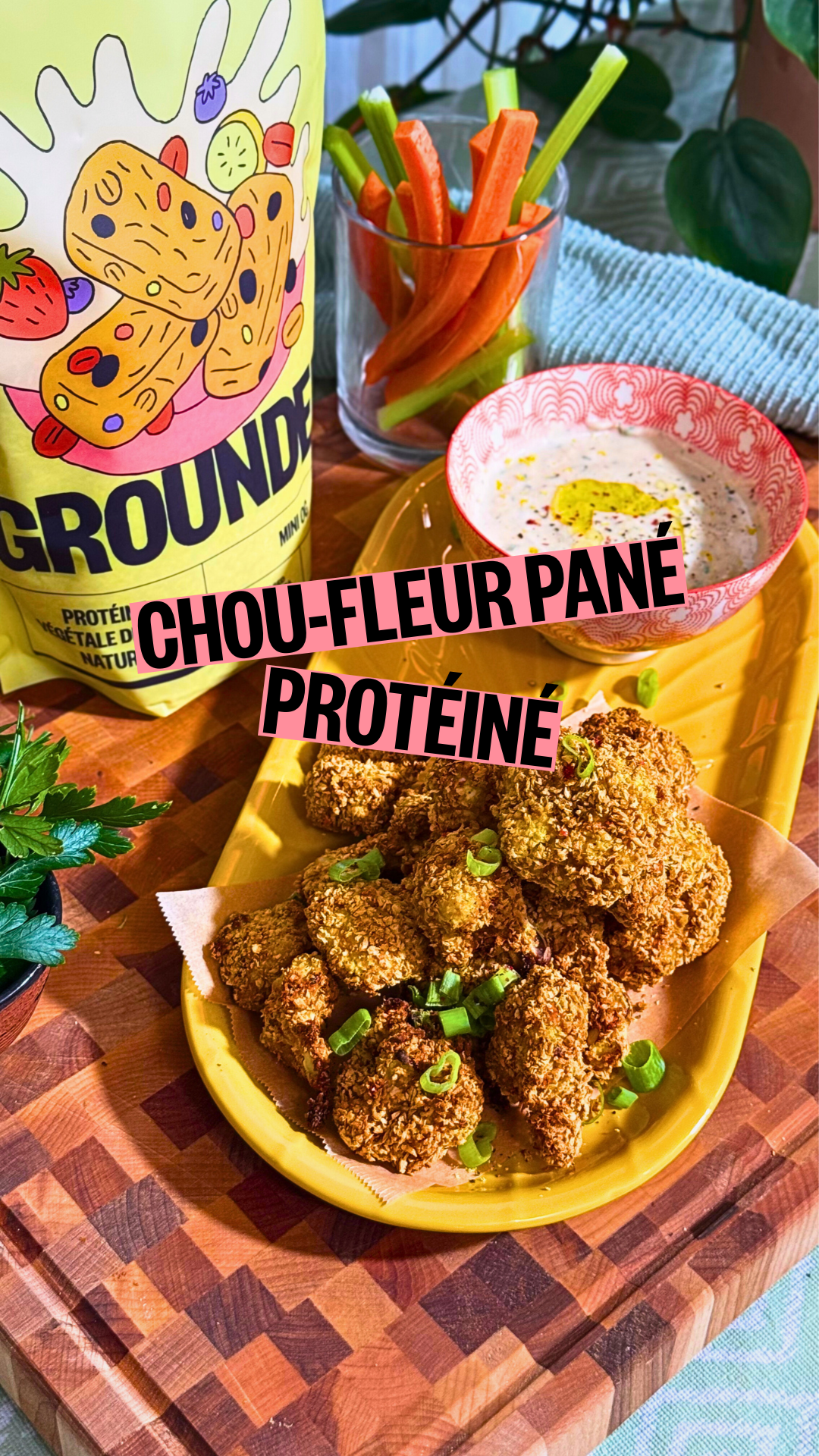 CHOU-FLEUR PANÉ PROTÉINÉ