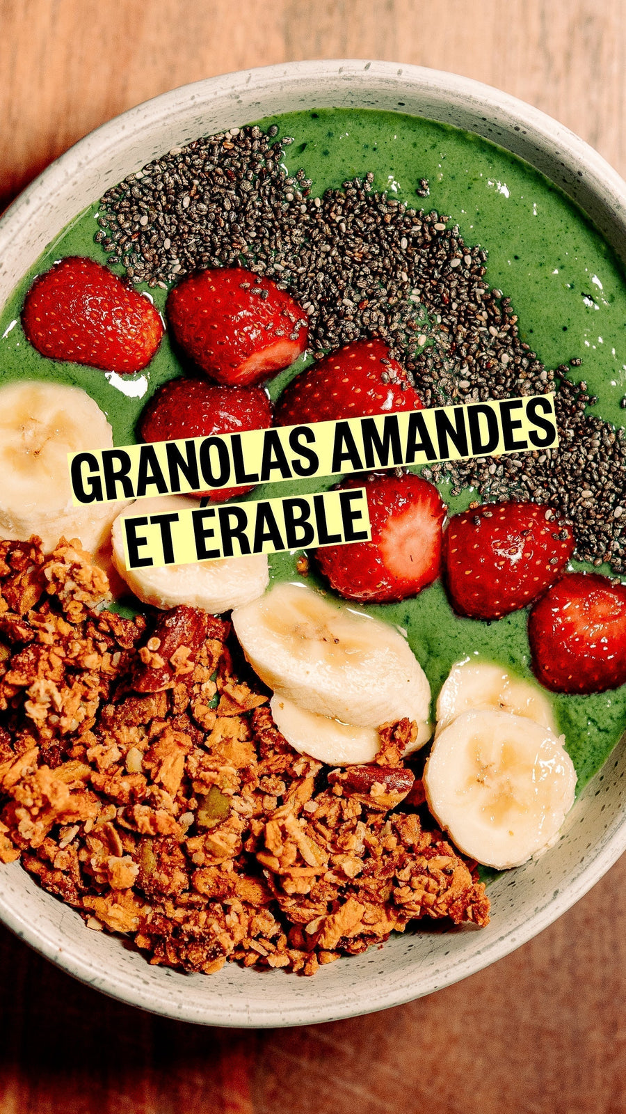 GRANOLAS À LA PVT AMANDES ET ÉRABLE