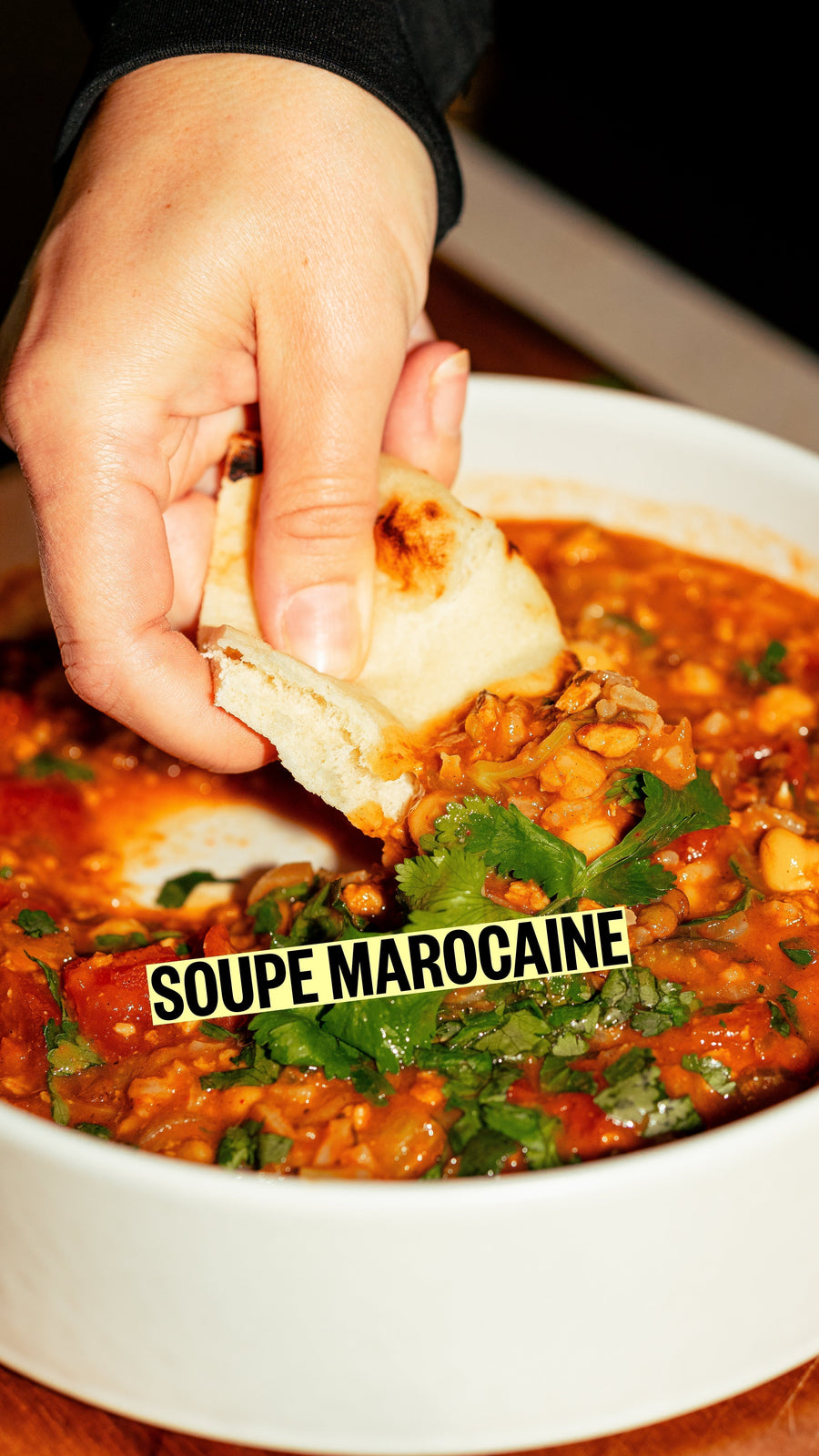 SOUPE MAROCAINE À LA PVT