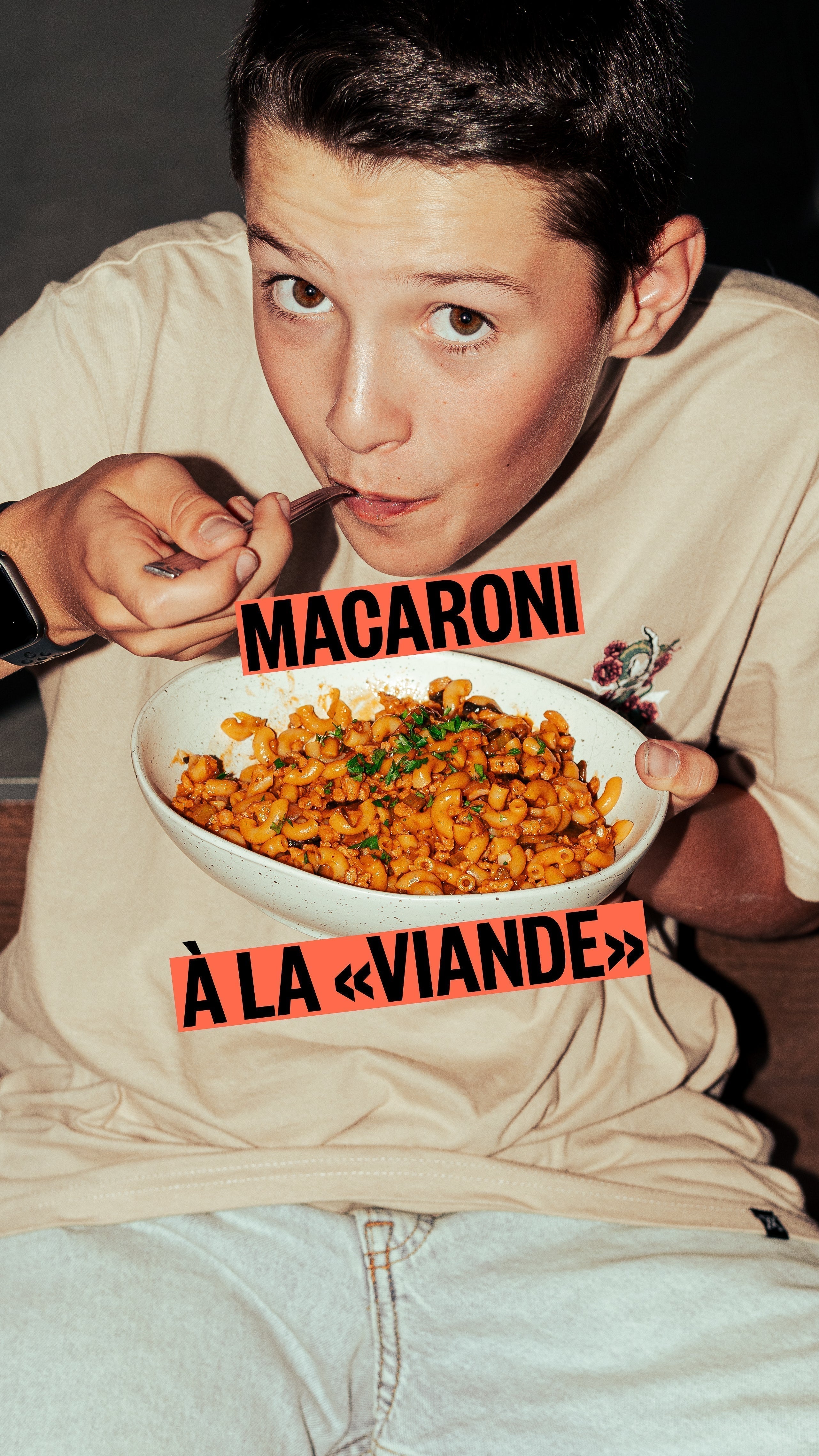 MACARONI À LA "VIANDE"
