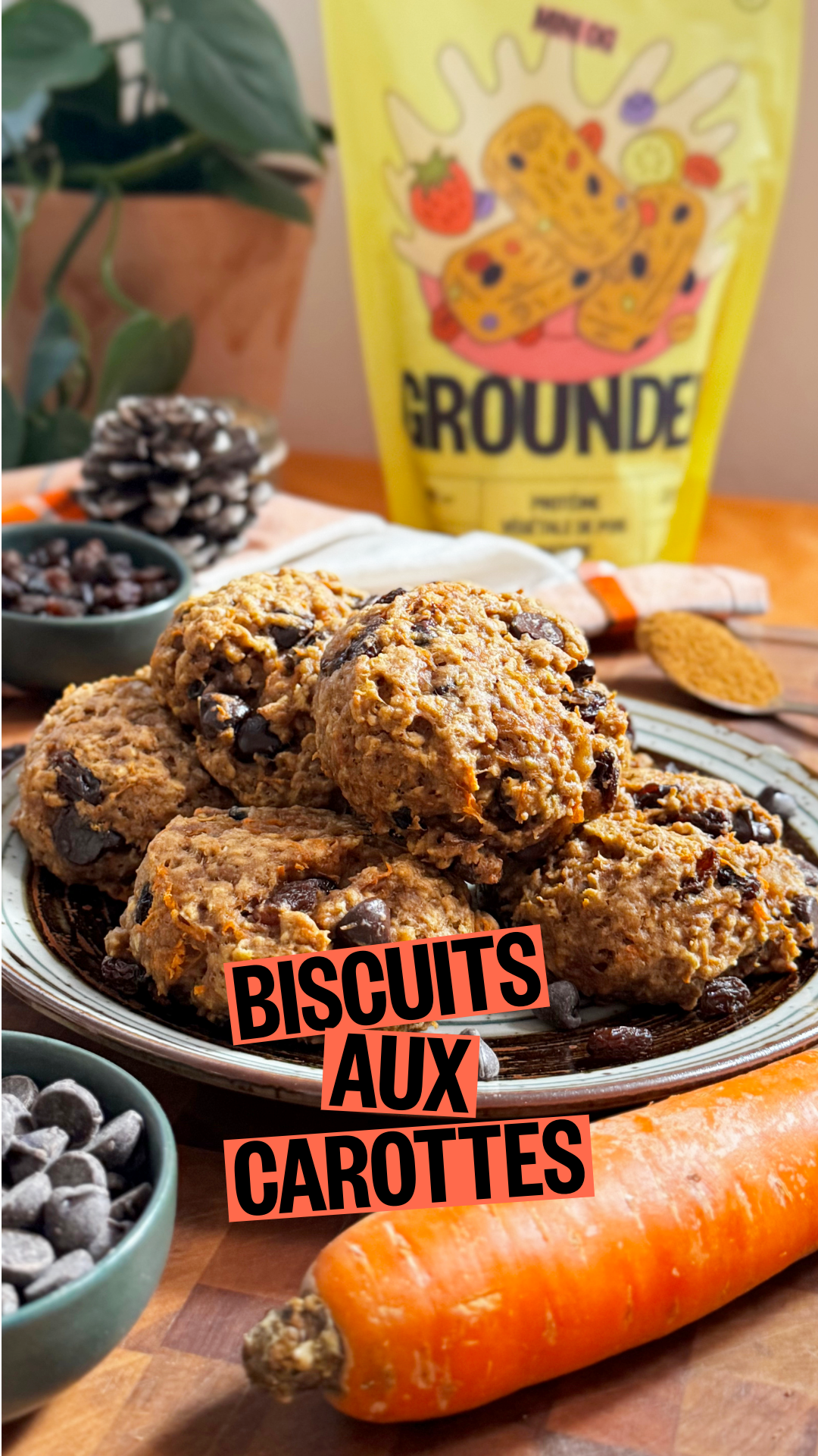 BISCUITS STYLE GÂTEAU AUX CAROTTES