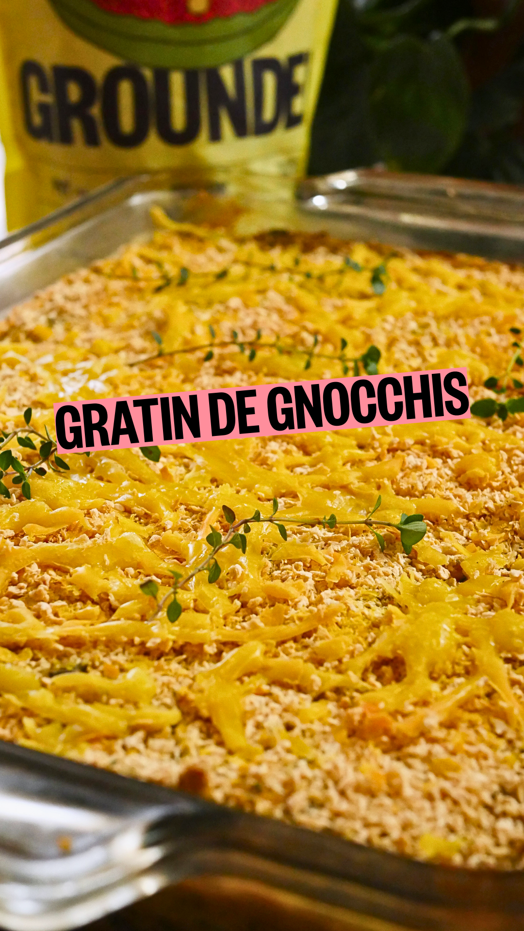 GRATIN DE GNOCCHIS VÉGANE