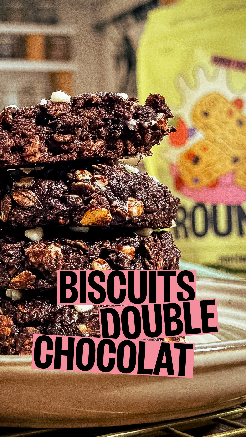 BISCUITS DOUBLE-CHOCOLAT